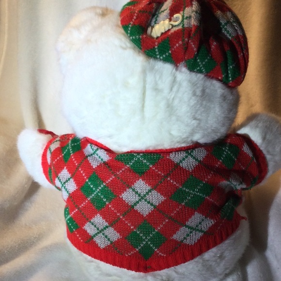 ⭐️ Vintage Santas Club TeddyBear, 1990 Kmart - Picture 5 of 8